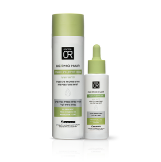 שמפו וסרום לחיזוק סיב השערה לכל סוגי השיער