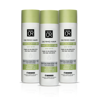 3 יח' שמפו לחיזוק סיב השערה לכל סוגי השיער