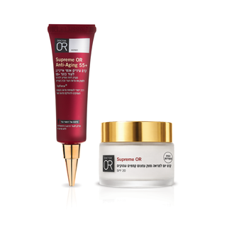 Supreme OR | מארז קרם יום וקרם עיניים אנטי אייג'ינג 55+
