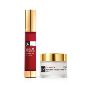 Supreme OR | מארז קרם יום וסרום אנטי אייג'ינג 55+