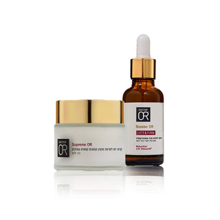 קרם יום אנטי אייג'ינג + בוסטר למיצוק העור וצמצום קמטים